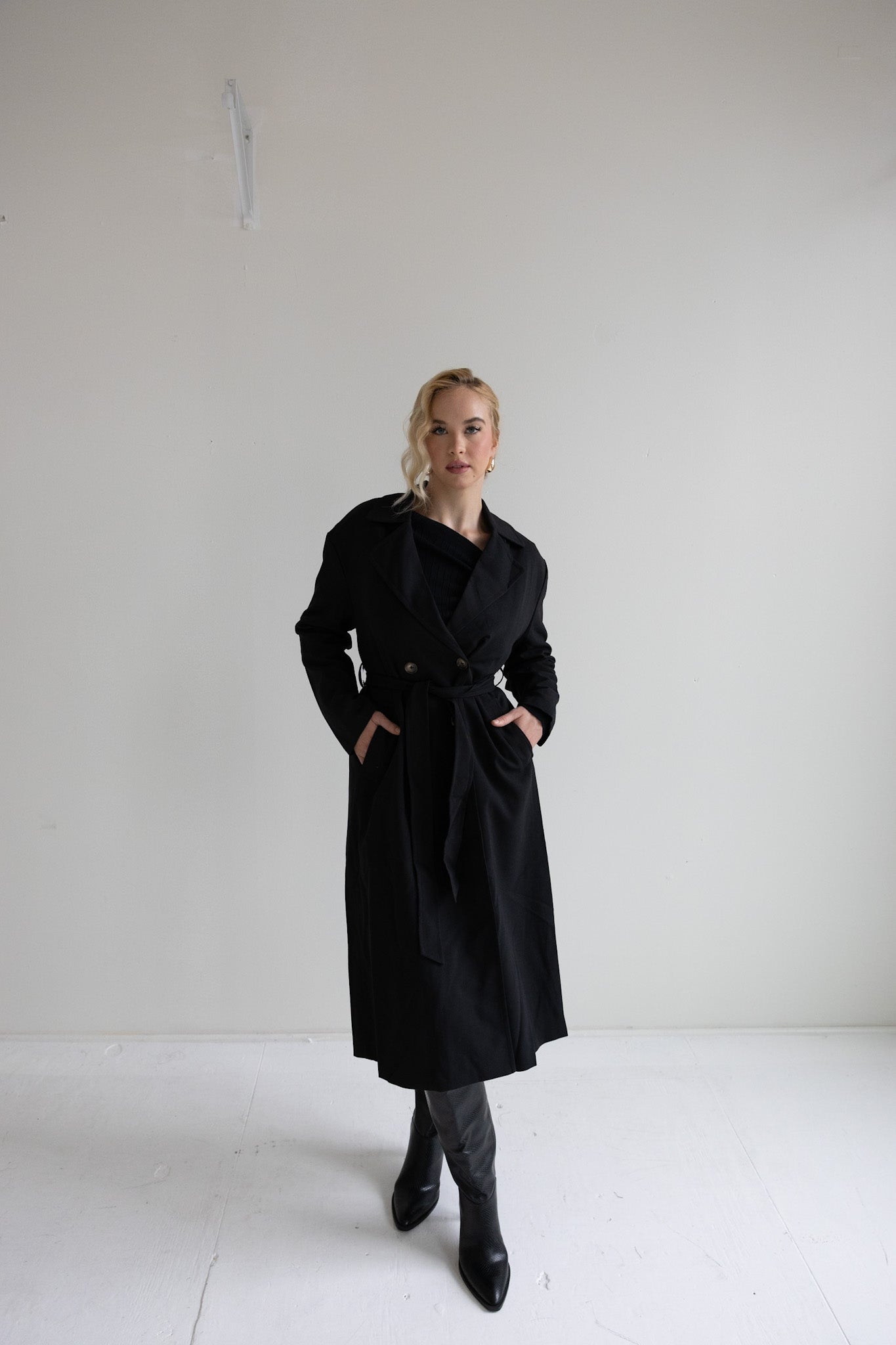 Classic Long Trench Coat