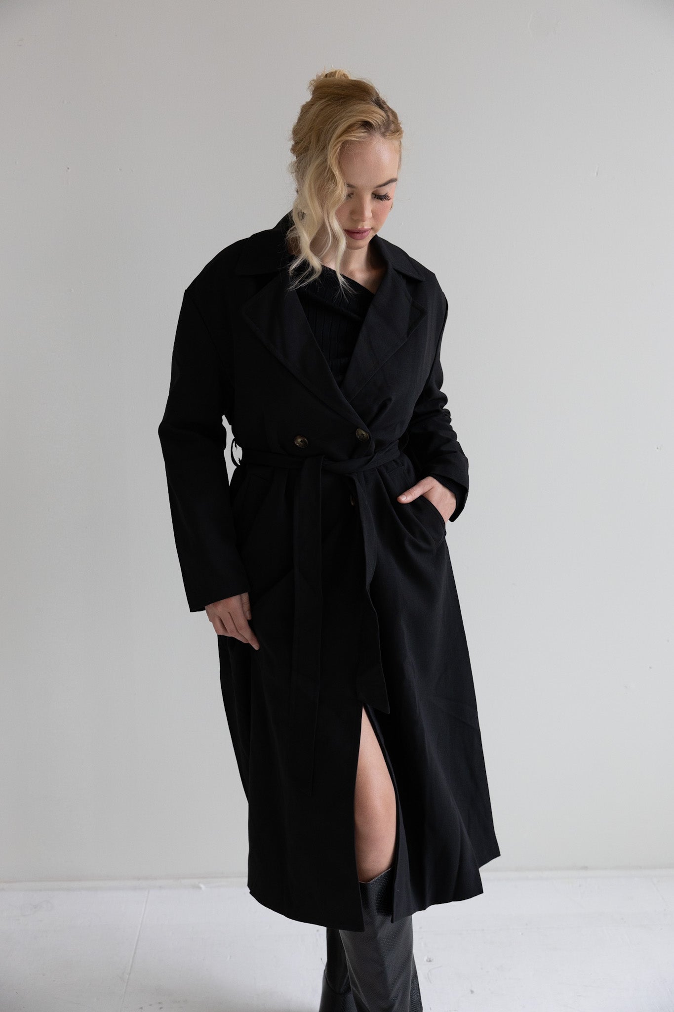 Classic Long Trench Coat