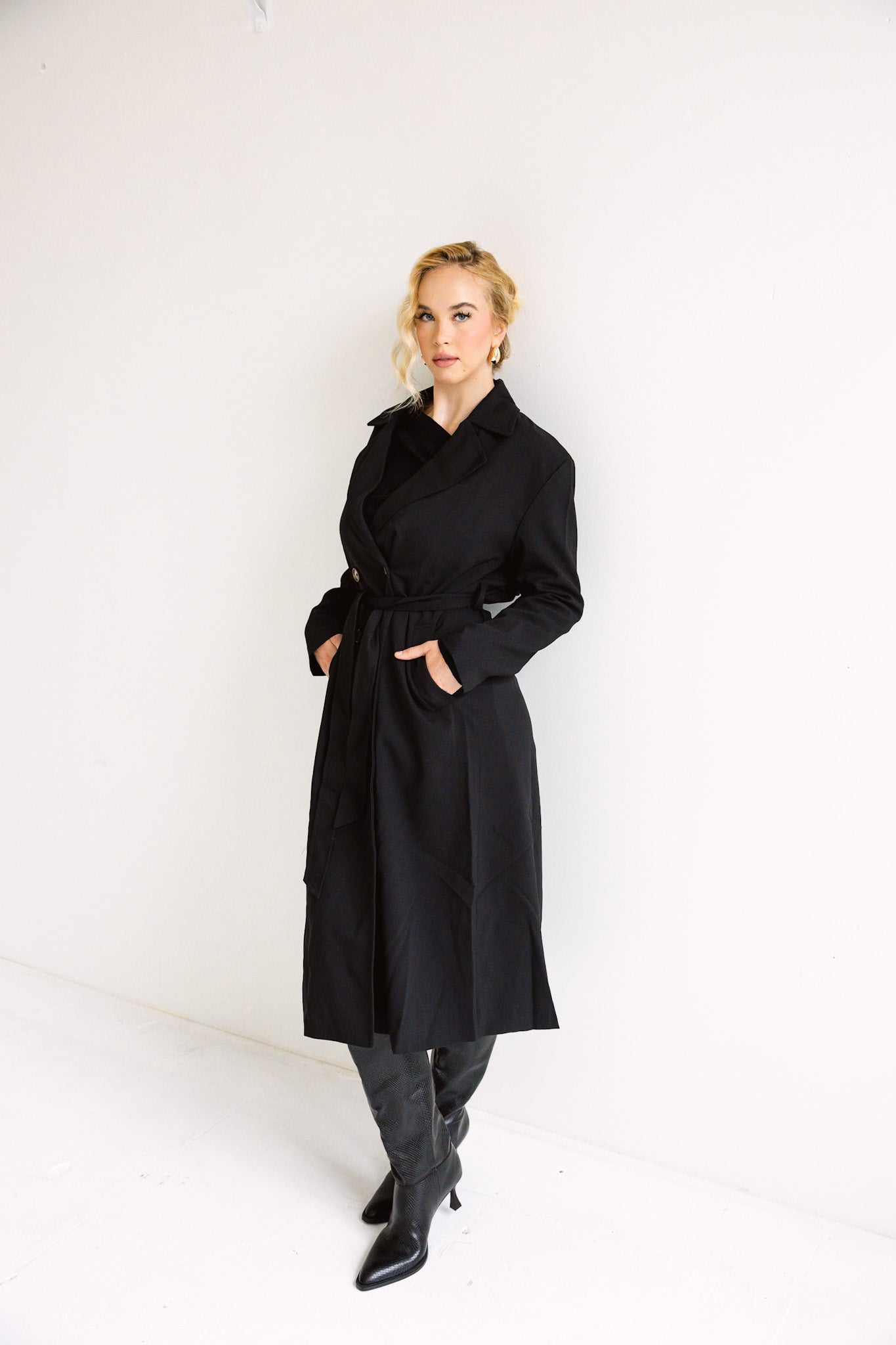 Classic Long Trench Coat