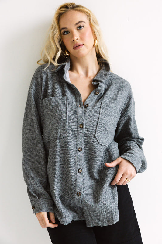 Cozy Knit Button-Up Sweater