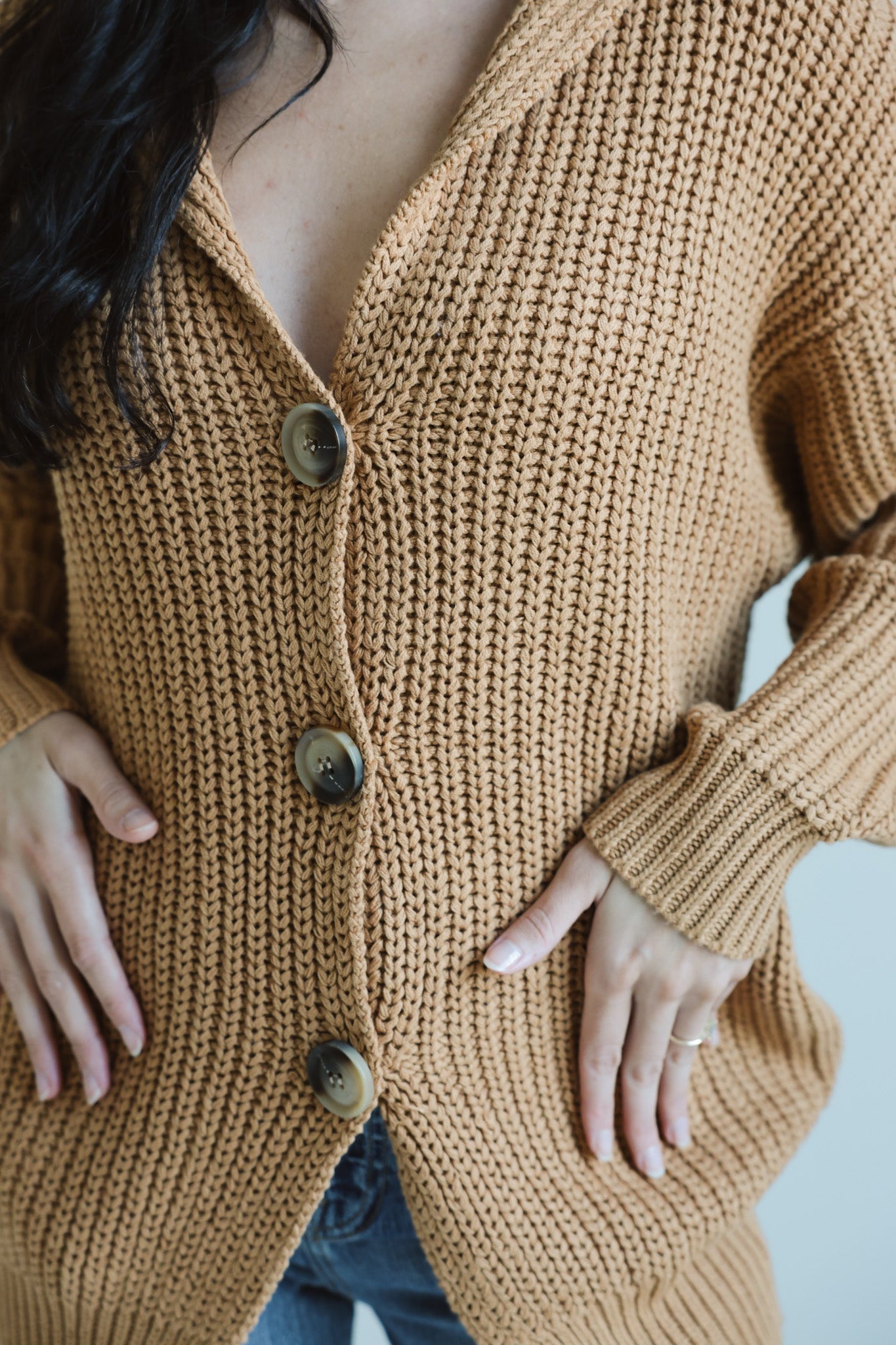 Oversized Knit Cardigan with pockets