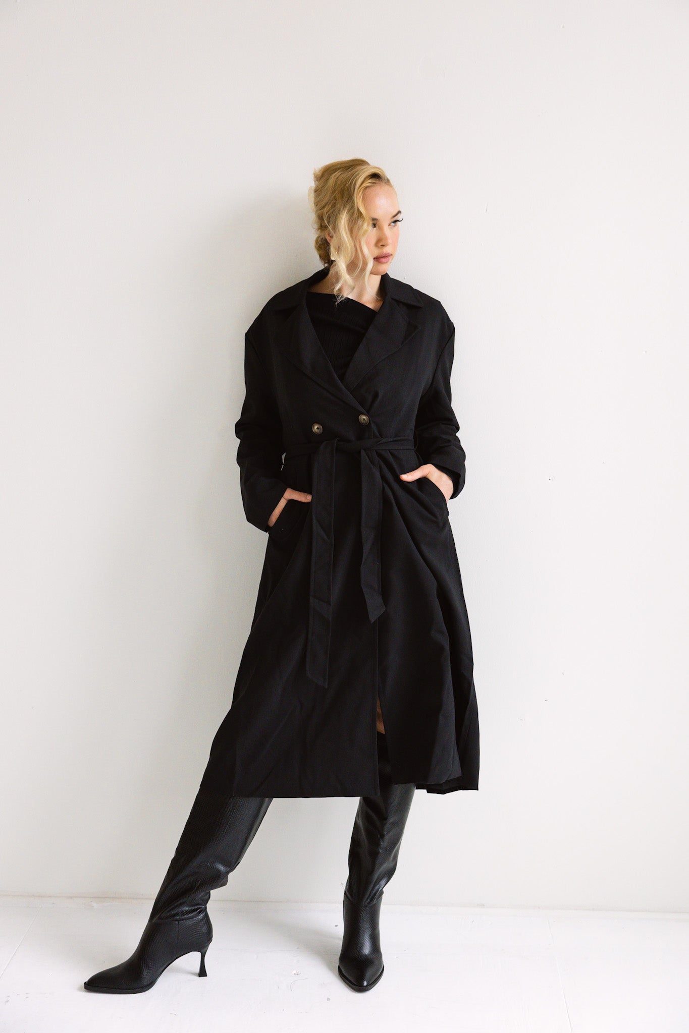 Classic Long Trench Coat