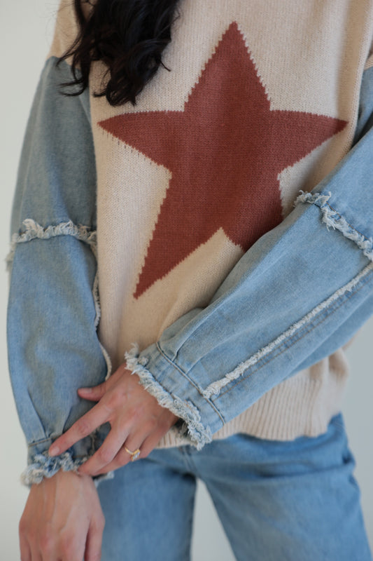 Western Star Knit Sweater