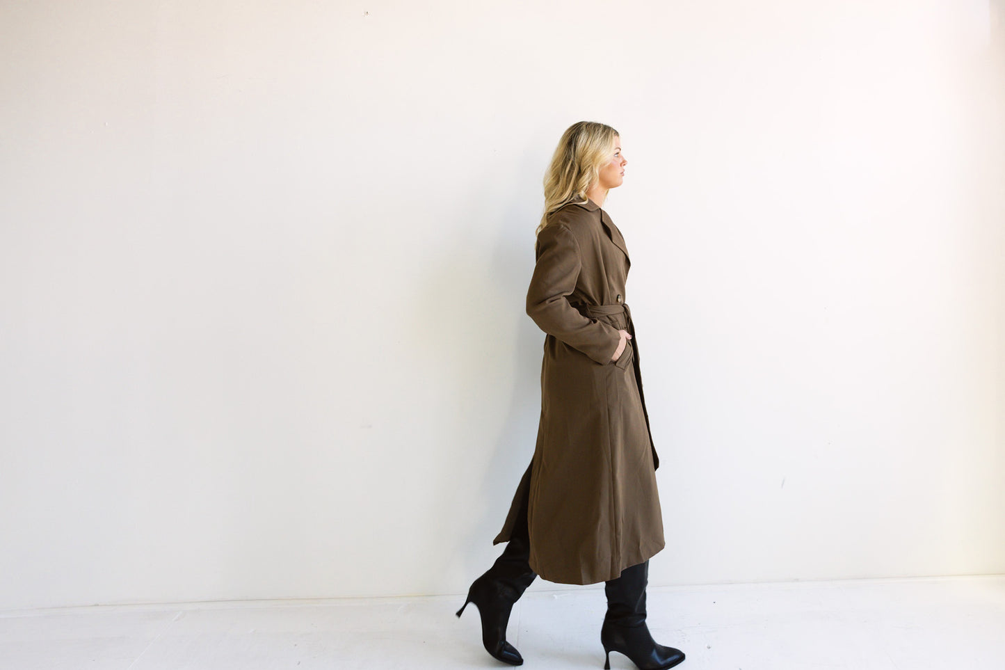 Classic Long Trench Coat