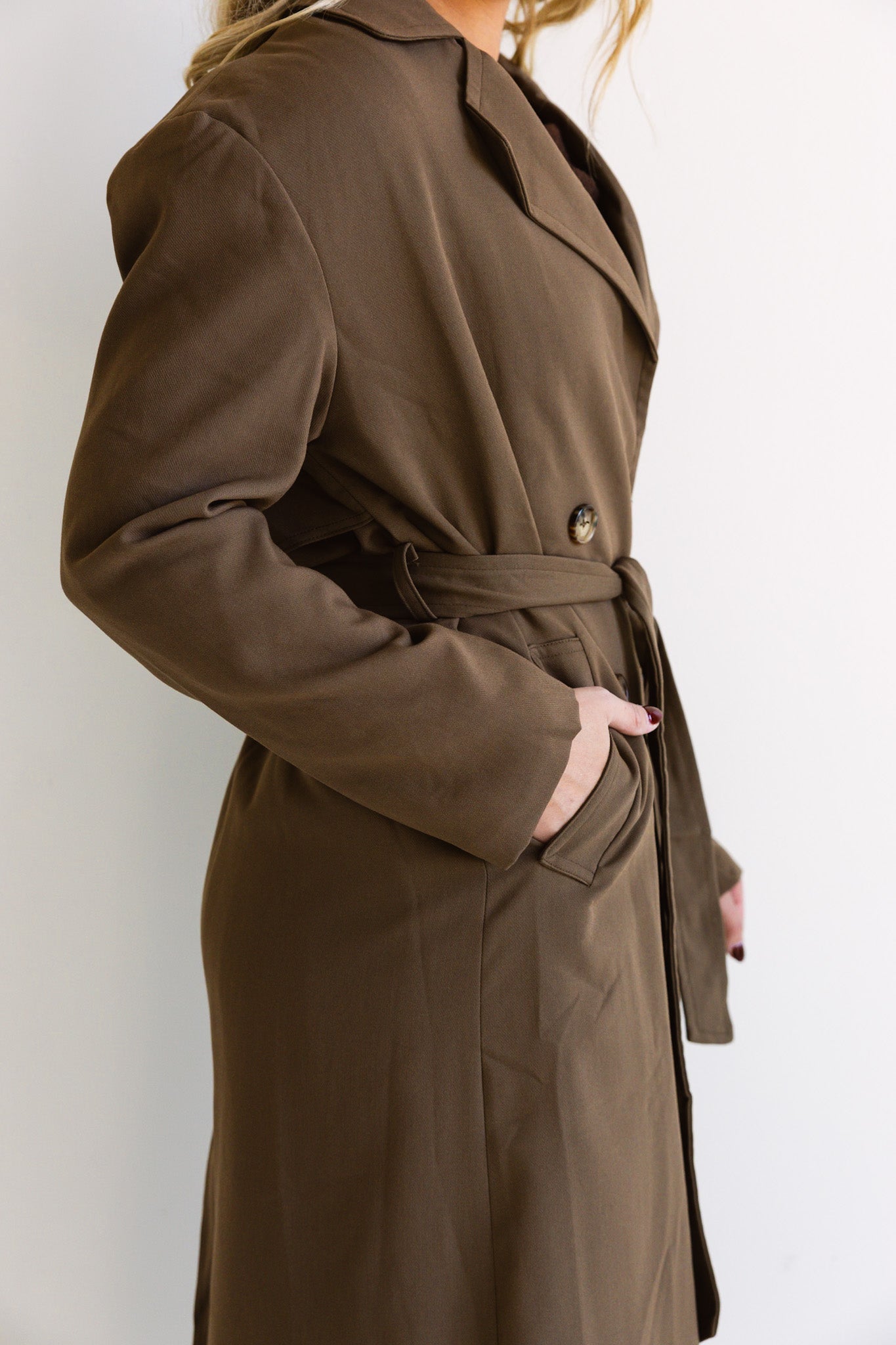 Classic Long Trench Coat